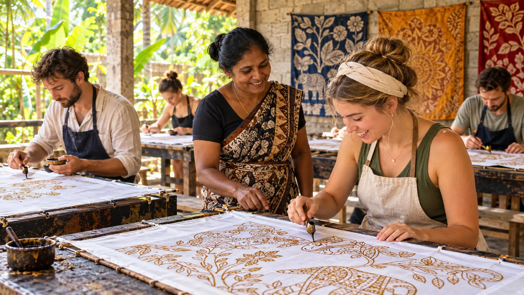 Batik Workshop in Koggala – Create Your Own Sri Lankan Batik